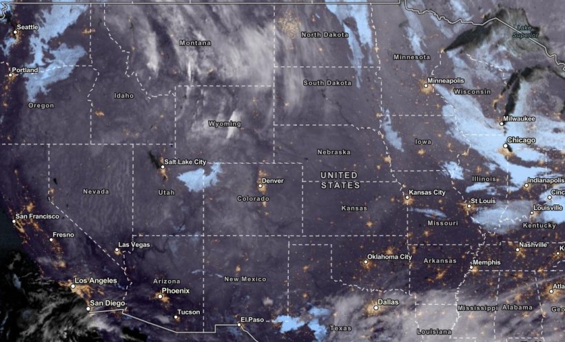 NOAA NESDIS Satellite View as of November 28, 2023