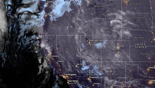 NOAA NESDIS Satellite View as of November 29, 2023