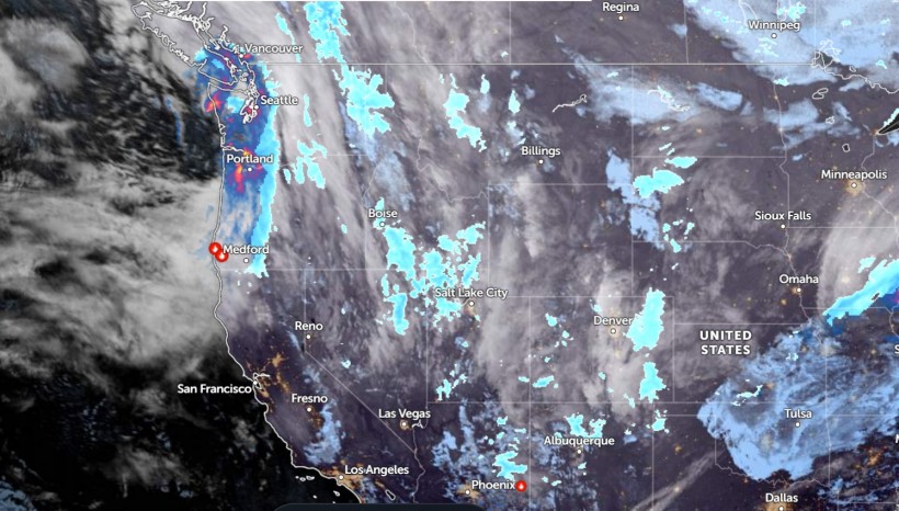 ZOOM Earth Satellite and NESDIS NOAA as of December 1, 2023