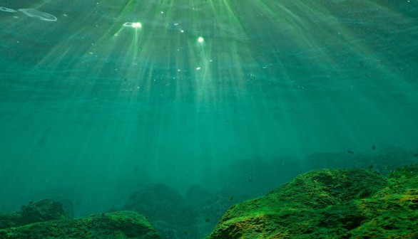 A photo of ocean underwater