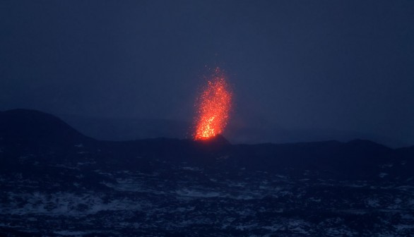 volcanic eruption