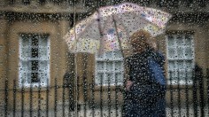 Wind And Rain Hit The UK