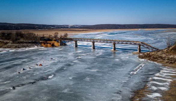 frozen river