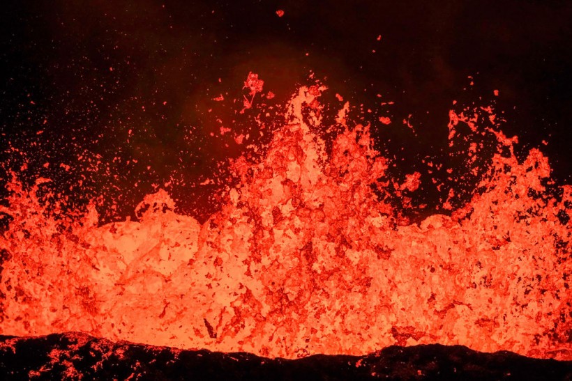 A photo of magma