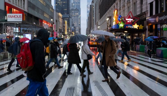 Rain in New York