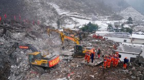 landslide in China