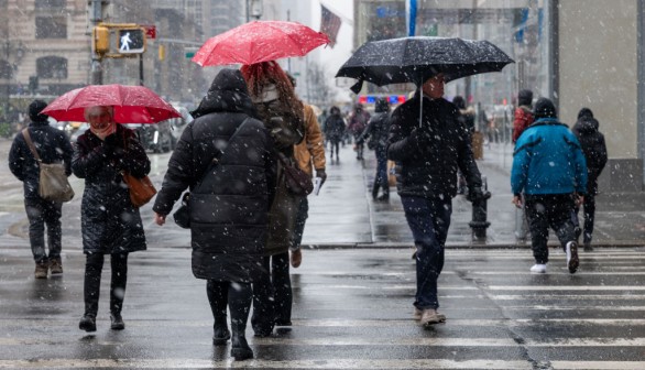 Snow in New York City