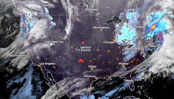 Zoom Earth Satellite via NOAA NESDIS