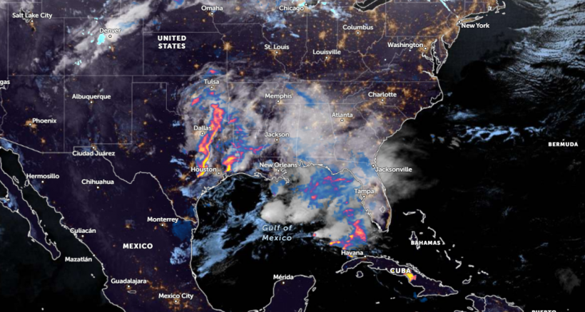 Live Zoom Earth Satellite -  Weather via NEDIS NOAA