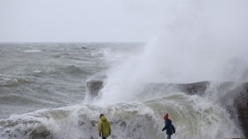 Storm Nelson Hits The South Coast Of England