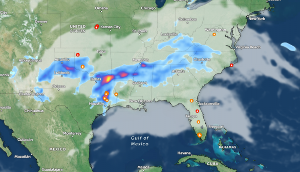 Zoom Earth Satellite Forecast via NESDIS - NOAA