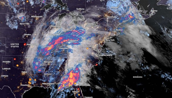 Zoom Earth Satellite Forecast via NESDIS - NOAA