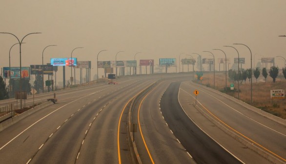 Recent wildfires in West Kelowna, British Columbia