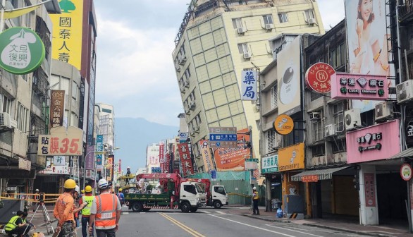 TOPSHOT-TAIWAN-EARTHQUAKE