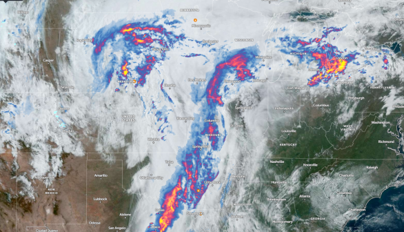 Zoom Earth Satellite via NESDIS - NOAA