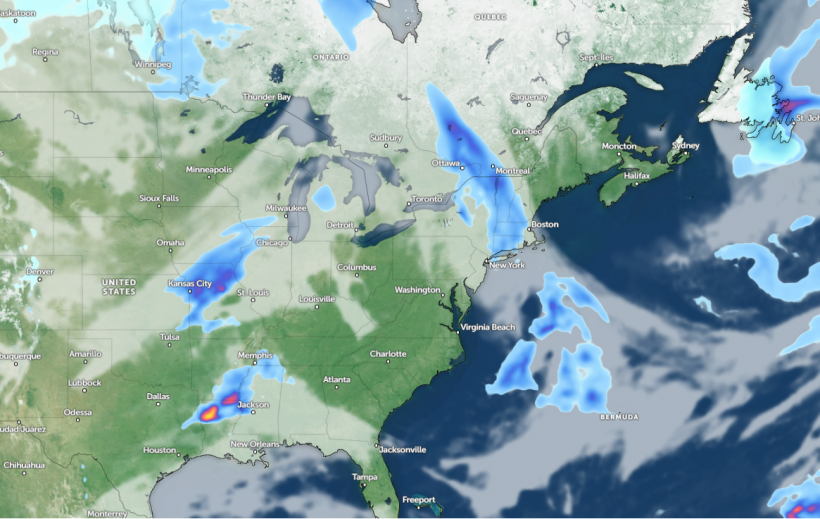 Zoom Earth Satellite via NESDIS - NOAA