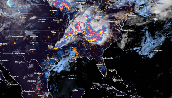 Zoom Earth Satellite via NESDIS - NOAA