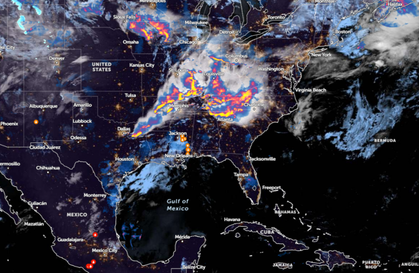 Zoom Earth Satellite via NESDIS - NOAA