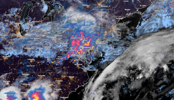 Zoom Earth Satellite via NOAA - NESDIS