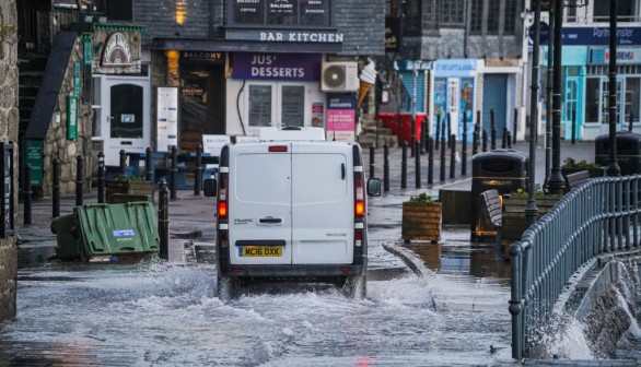 Storms Hit Cornwall's North Coast