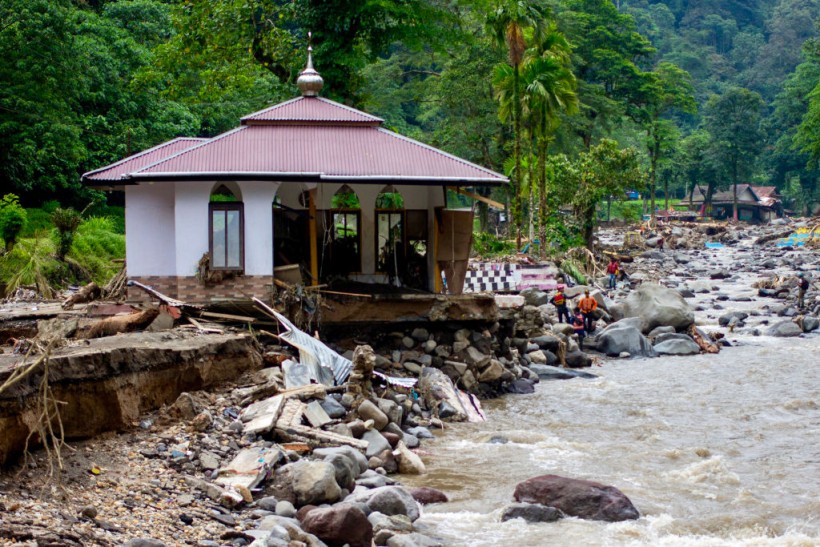 INDONESIA-VOLCANO-FLOODS