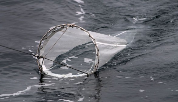 A net used to catch plankton samples