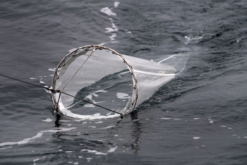 A net used to catch plankton samples