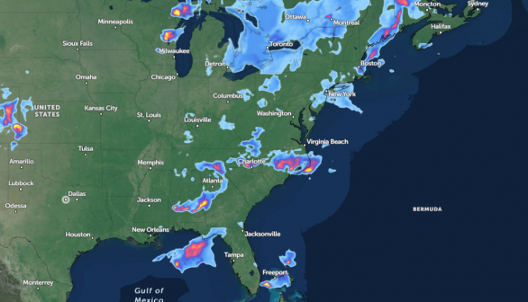 Zoom Earth Satellite via NOAA - NESDIS as of May 19