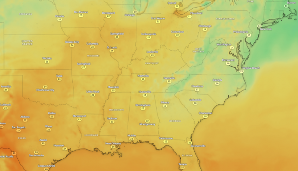 Zoom Earth Satellite via NOAA - NESDIS