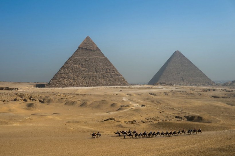 Giza Pyramids Necropolis on the outskirts of Giza