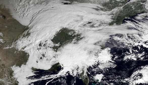 Storms Hit The Eastern Seaboard