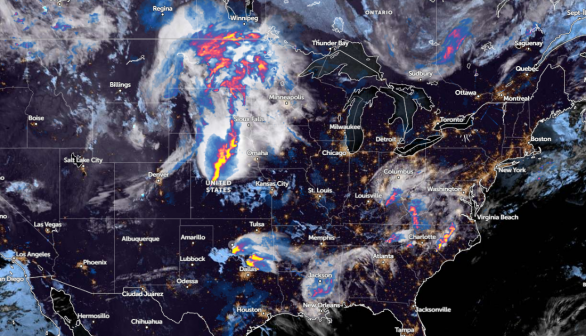 Zoom Earth Satellite via NOAA - NESDIS