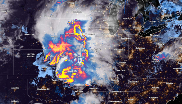 Zoom Earth Satellite via NOAA - NESDIS