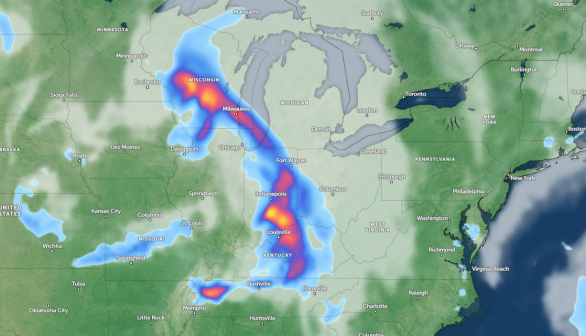 Zoom Earth Satellite via NOAA - NESDIS