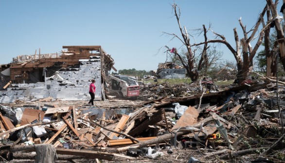 Destructive tornado on May 23, 2024 in Greenfield, Iowa.