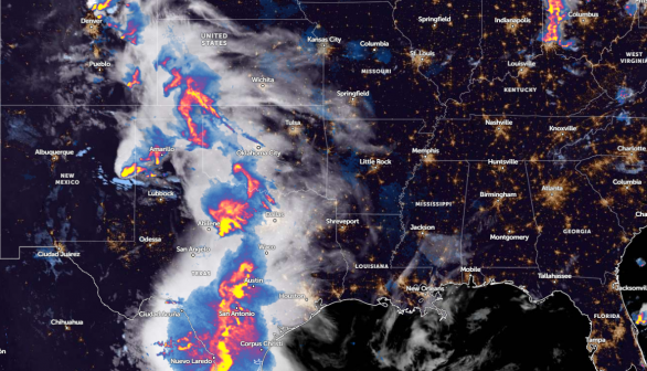 Zoom Earth Satellite via NOAA - NESDIS