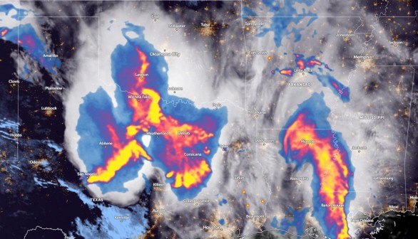 Zoom Earth Satellite via NOAA - NESDIS