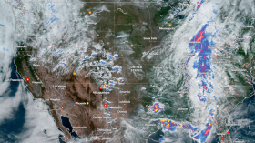 Zoom Earth Satellite via NOAA - NESDIS