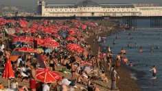 BRITAIN-CLIMATE-WEATHER-HEAT