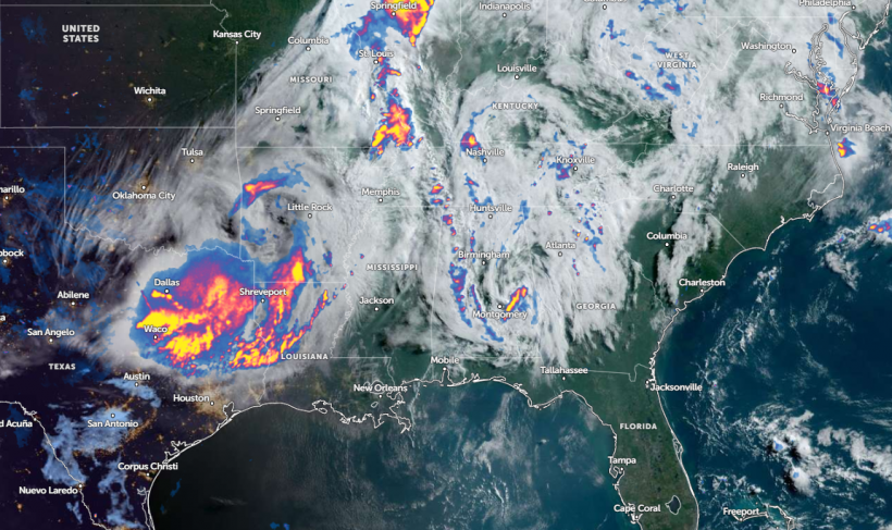 Zoom Earth Satellite via NOAA NESDIS