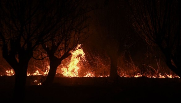 GREECE-FIRE-ENVIRONMENT-WEATHER-CLIMATE