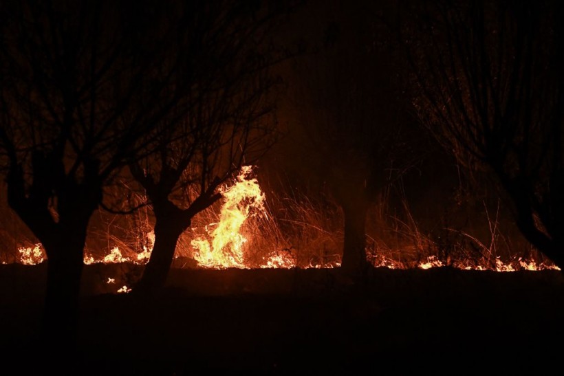 GREECE-FIRE-ENVIRONMENT-WEATHER-CLIMATE