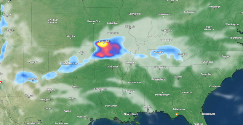 Zoom Earth Satellite via NOAA - NESDIS