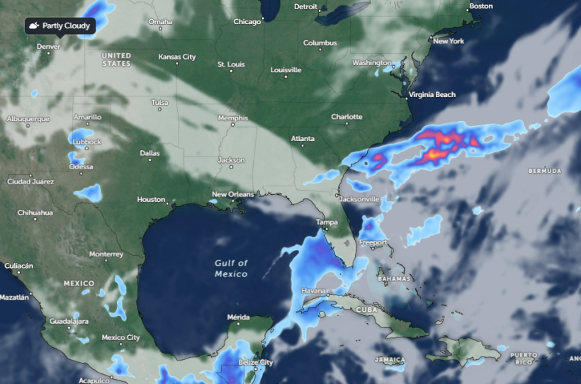 Zoom Earth Satellite via NOAA - NESDIS