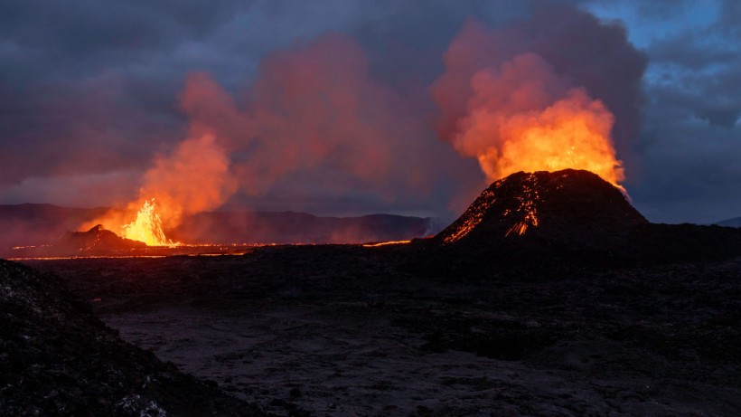 volcano's eruption