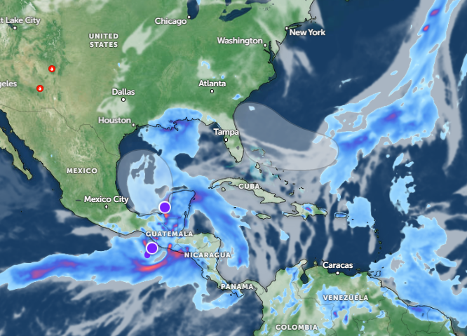 Zoom Earth Satellite via NOAA - NESDIS as of June 17