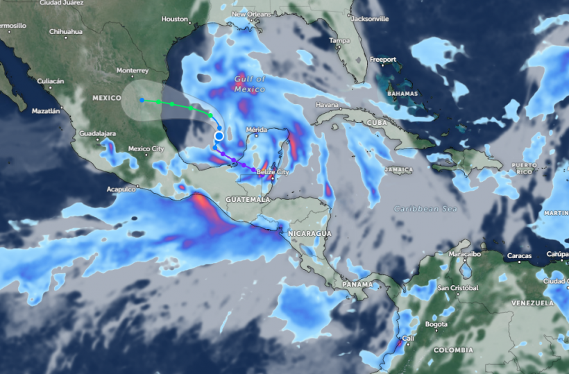 Zoom Earth Satellite via NOAA - NESDIS