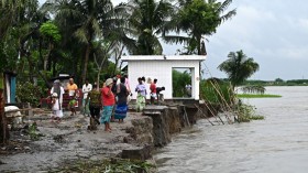 Heavy rains in Bangladesh