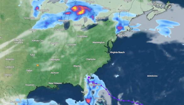 Zoom Earth Satellite via NOAA - NESDIS