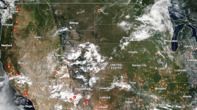 Zoom Earth Satellite via NOAA - NESDIS